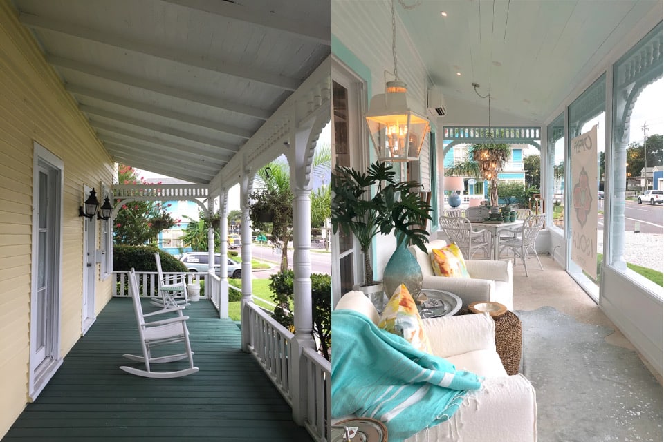 Isola Home Renovation Porch